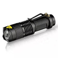 Amazon hot sale cheap sk68 zoom adjustable focus 3 modes best mini promotion gift portable small flashlight with pen clip